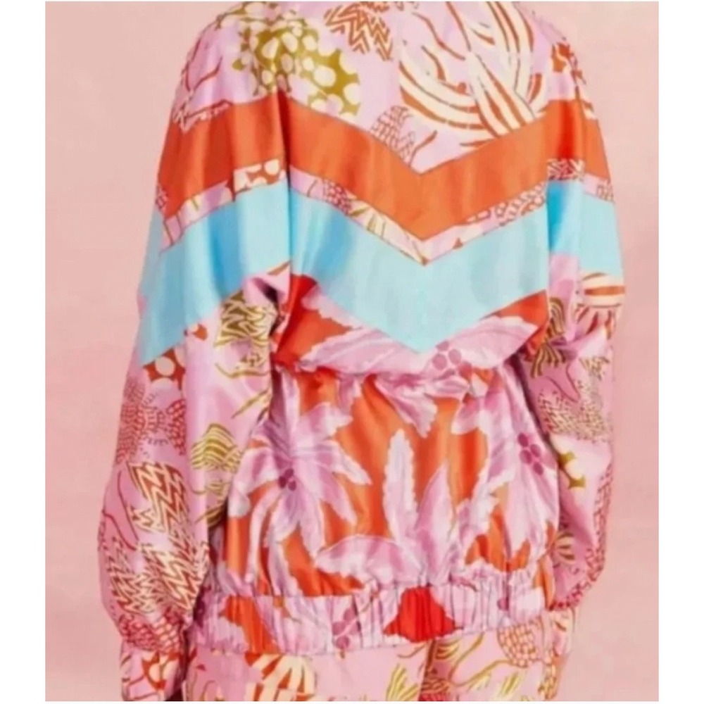 NWT Farm Rio Coconut Tree Windbreaker‎ Size Small - Picture 2 of 3
